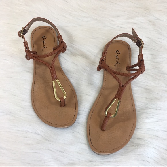 Qupid Shoes - Qupid cognac sandals